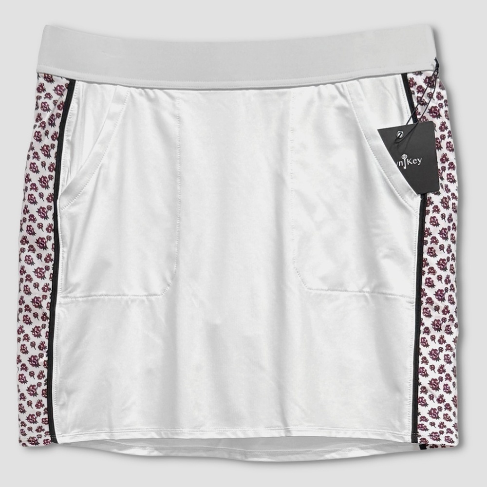 Belyn Key Mia Skort / Skirt - NWT Womens Medium White / Floral Print - #48189-N8